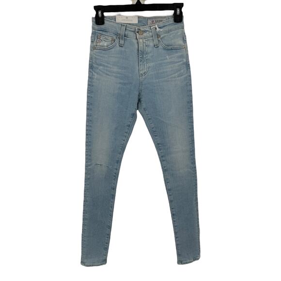 Adriano Goldschmied AG Jeans Farrah Skinny Ankle light blue size 24 - Picture 1 of 6